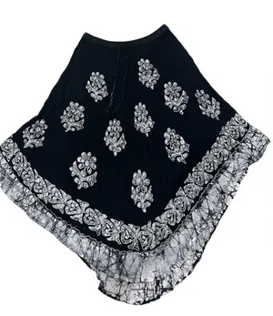 Y2K Whimsical Black Maxi‎ Skirt thumbnail 1