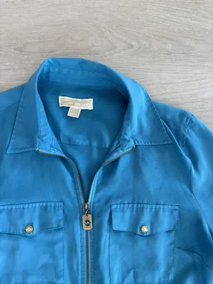 Michael Kors Shirt Long Sleeve Blue thumbnail 2