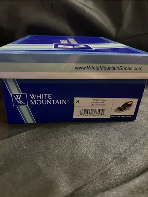 White Mountain Yanda Black Espadrille Wedge Sandals In Original Box SZ 8 thumbnail 8