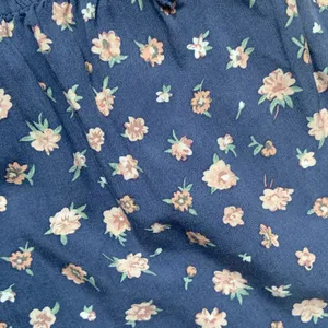 Garage Blue Floral Flowy Shorts Size Small thumbnail 7