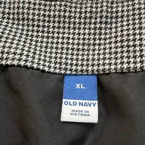 Old Navy Mini Skirt XL Black Gray Houndstooth thumbnail 5