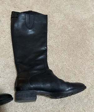 Sam Edelman Black Leather Knee‑High Boots thumbnail 1