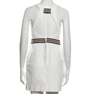 SANDRO Square Neckline Mini Dress in White‎ Size 3 or Large thumbnail 6
