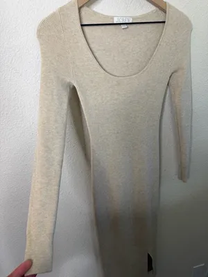 J Crew Side Slit‎ Sweater Dress Womens Size XXS thumbnail 3