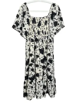 Mittoshop Victoria Flower print midi Dress NWT thumbnail 3