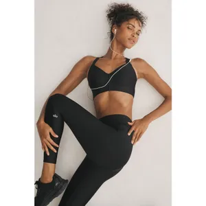 Alo Yoga 7/8 Leggings Airlift Black Size Medium NWT thumbnail 3
