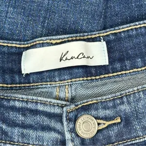Womens KANCAN “Alena” Mid Rise Slim Cut Boyfriend Jeans Dk Blue Wash Sz 11/29 thumbnail 3