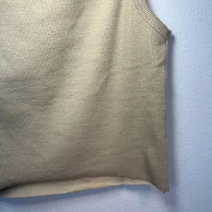 RVCA Haru Slide Tank Top Shirt Tan Ribbed Stretch Crop Summer Neutral NEW Large thumbnail 11