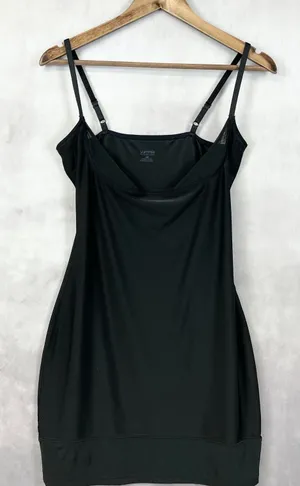 Yummie Womens Shaping Slip Size Large Bodycon Smoothing Black Minimalist Sculpt‎ thumbnail 1