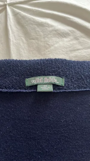 Off the shoulder crewneck Blue Size XS thumbnail 3