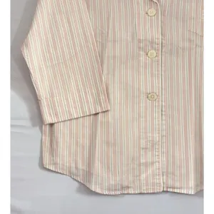 Ralph Lauren Pink Stripe Long Sleeve/Pants Button Up‎ Pajama Set Size XL NwT thumbnail 4