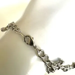 Silver tone Disney charm bracelet thumbnail 4