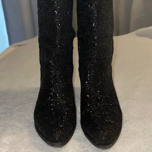 Pierre Dumas Black Sparkle Boots thumbnail 5