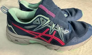 ASICS Gel-Venture 8 Trail Running Shoes Running Sneaker Blue Pink Grey Women's thumbnail 1