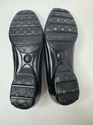 Naturalizer N5 Comfort Black Leather And Fabric Loafers Size 8W thumbnail 7