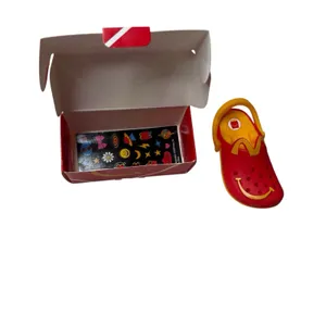 2024 McDonald's Mini Crocs Keychain Happy Meal Toy NEW IN BOX!! #3 Red Yellow thumbnail 6
