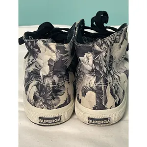Superga Wax-Print High-Tops‎ Black/white 5.5 Sneakers thumbnail 3