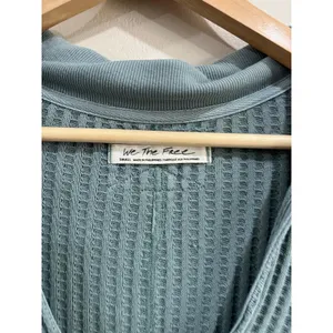 We The Free Raymond Waffle Knit Thermal‎ Tunic Oversized Boho Layer Top S thumbnail 4