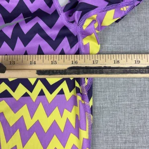 Nike Pro Dri-FIT Shirt Womens Medium Multicolor V-Neck Chevron Athletic Top thumbnail 6