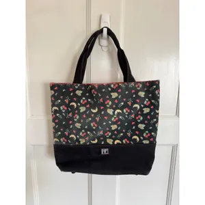 Vintage‎ Mary Engelbreit moon heart cherry sunflower print bag thumbnail 2