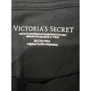 Victorias Secret women’s Black VS Silver Logo Short Sleeve Top Shirt Medium thumbnail 5