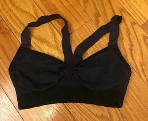 Lululemon grey and black sports bra thumbnail 1
