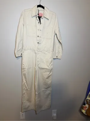 Levi’s Iconic Denim Coverall Jumpsuit NWT $128 small thumbnail 4