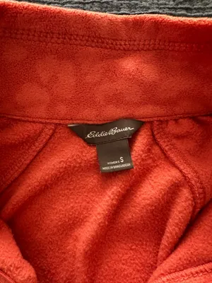 Pink Eddie Bauer fleece pullover thumbnail 3