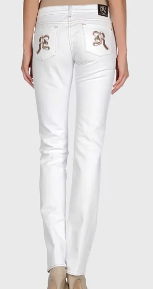 Y2K Rock & Republic low rise Cosbie brew white straight jeans size 24 thumbnail 1