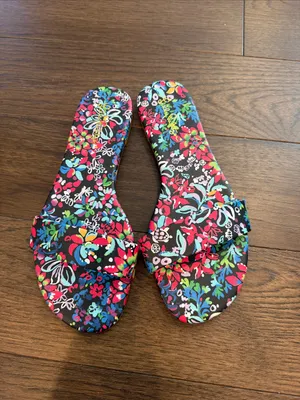 Lilly Pulitzer Emery Slide Sandal Size 9.5 Multi Color - C67-043 thumbnail 3