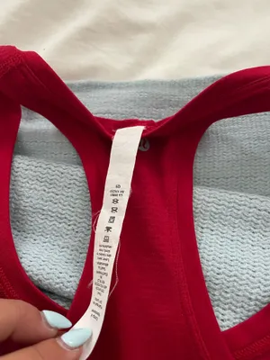Red Lululemon Tank thumbnail 6