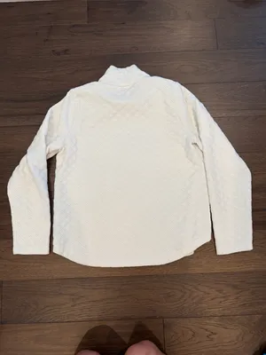 J. Crew Women’s Cream Diamond-Textured Turtleneck Sweater Size Small - C67-060 thumbnail 7