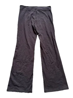 Lauren Ralph Lauren Black Flare Wide Leg Mid Rise Leggings Yoga Pants Womens L thumbnail 10