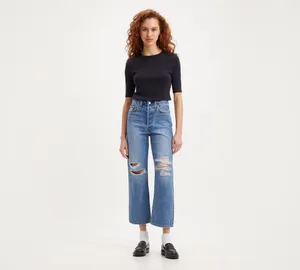 Levi's Ribcage Straight Ankle Jeans thumbnail 1