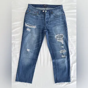 Abercrombie & Fitch Ames Slim Boyfriend Jeans - Medium Wash - 25/0 thumbnail 3