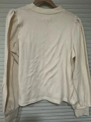 Madewell Sweater Pullover Cream thumbnail 2