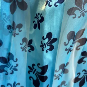 New Orleans Saints Scarf Lot of 2 Blue White Black fleur Del Lis Silk Feel Sport thumbnail 11