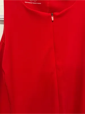 Spanx Red Sleeveless Ponte Dress Shaping Sheath Midi Size Large thumbnail 3
