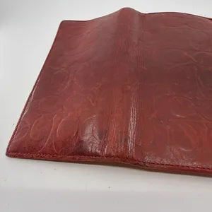 Coach Signature C Embossed Red Leather Wallet thumbnail 8
