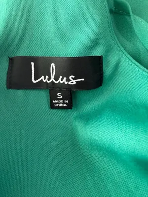 Lulus Best Wishes Teal Green Halter Sleeveless Sheath Mini Dress Size S thumbnail 6