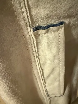 Wilson's Leather Light Blue Suede Button-Front Jean Jacket thumbnail 2