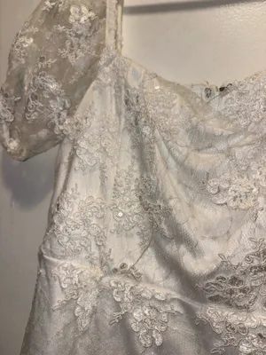 Lulus White Dress/Avid Admiration White Embroidered Sequin Puff Sleeve Mini Dress thumbnail 8