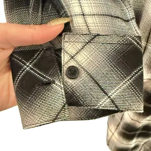 Rails Black White Plaid Button Down Long Sleeve Bianca Soft Shirt Dress size M thumbnail 11