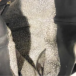 Loeffler Randall Black Soft Pebbled Leather Studded Hobo Shoulder Bag thumbnail 4