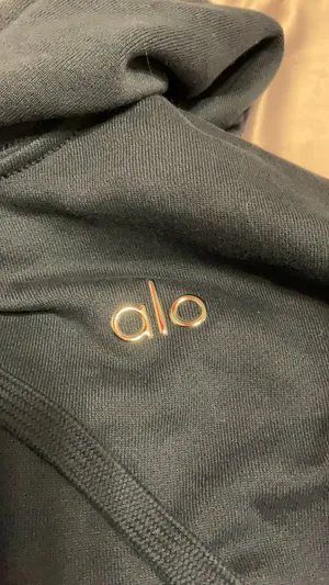 Alo Accolade Hoodie Navy Yoga Medium thumbnail 4