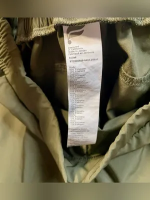 Fabletics Downtown Wide Leg Utility Olive Green Pants thumbnail 4
