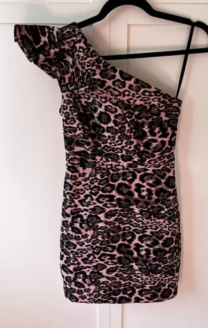 Parker Black Women's Jojo One Shoulder Evening‎ Dress Size 0 thumbnail 1