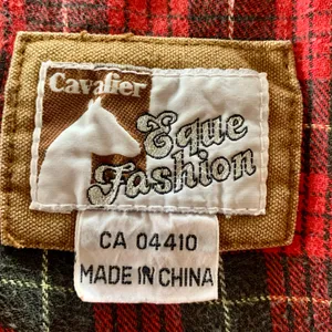 CAVALIER Vintage Equine Barn Jacket Size L thumbnail 7