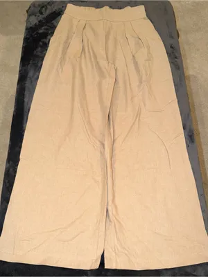 Abercrombie & Fitch Linen Blend Ultra Wide Leg Pant Size XS Short New with tag thumbnail 5