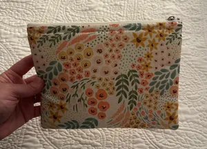 Floral Patterned Pouch Kindle Case Orange thumbnail 1